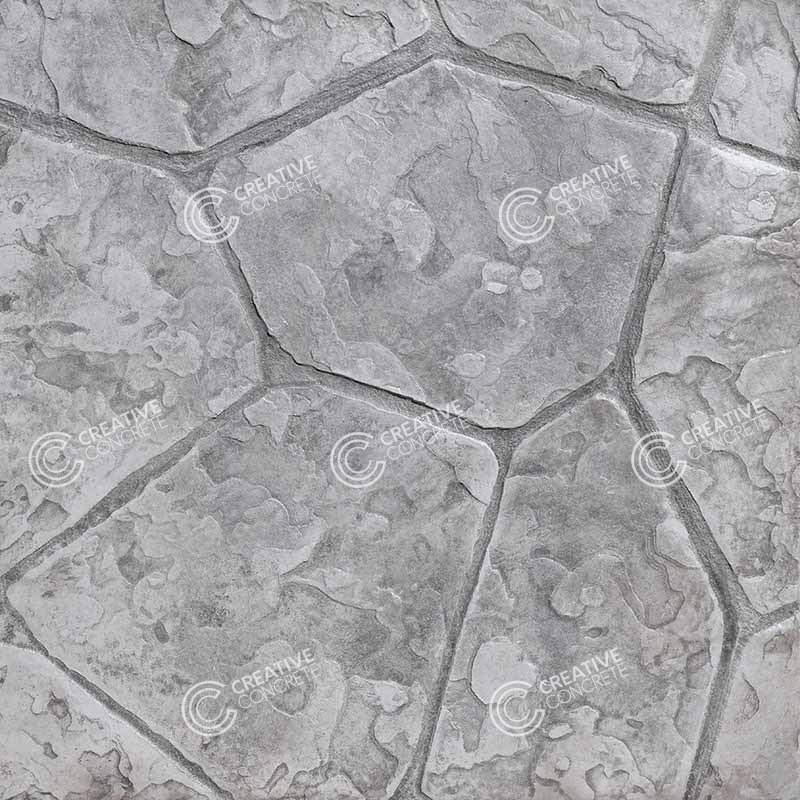 Flag Stone Patterns Stamped Concrete by Creative Concrete Concepts