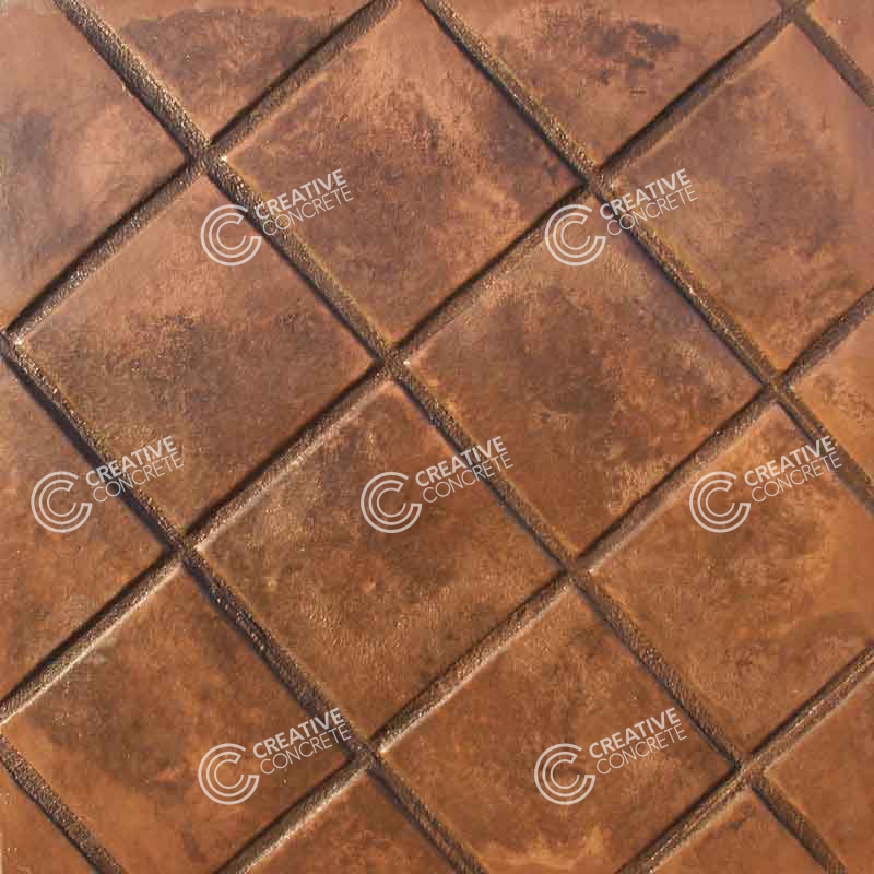 Mexican Tile Patterns Stamped Concrete by Creative Concrete Concepts