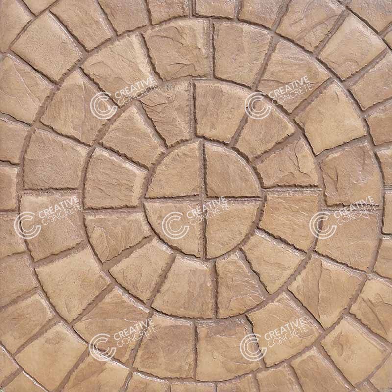 Radius Stone Patterns Stamped Concrete by Creative Concrete Concepts