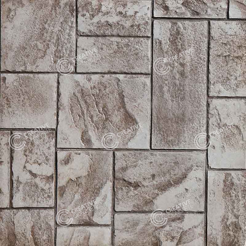 Ashlar Patterns Stamped Concrete by Creative Concrete Concepts