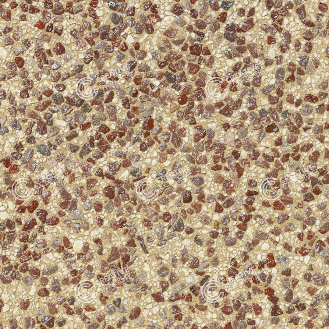 Coffee Marble PaveCrete 500: 320 Limestone (W)- Exposed Aggregate Samples CCC